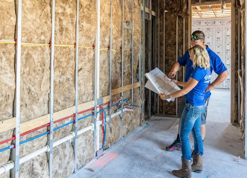 PEX supply lines installed during a whole-home repipe by A-1 Plumbing in Naples, FL