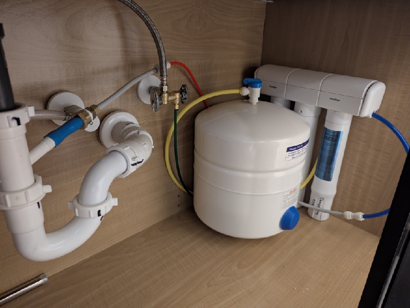 Whole-home water filtration system installed by A-1 Plumbing in Southwest Florida